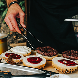 Assembling The Burger